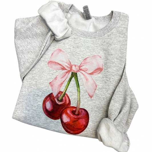 Cherry Bow Sweater
