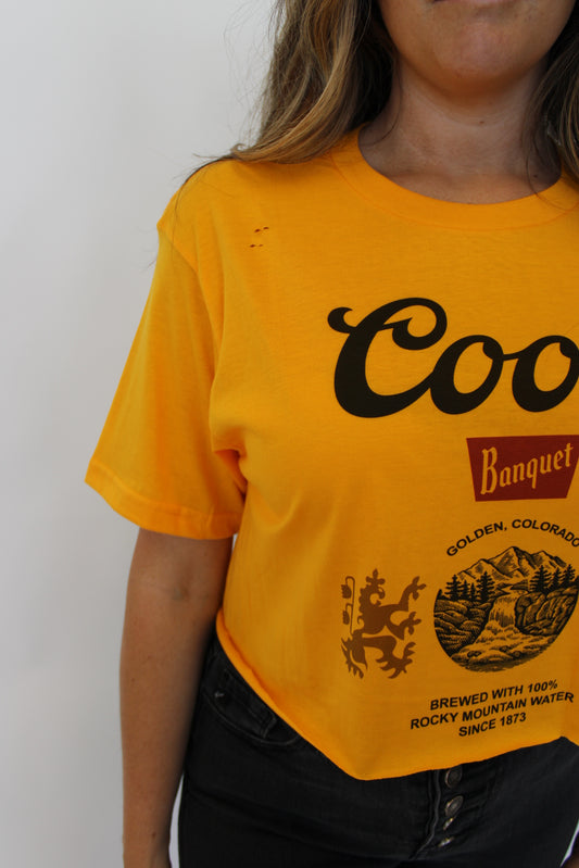 Coors Banquet Distressed Crop