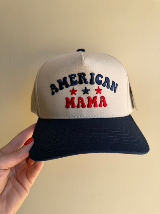 American Mama Trucker Hat