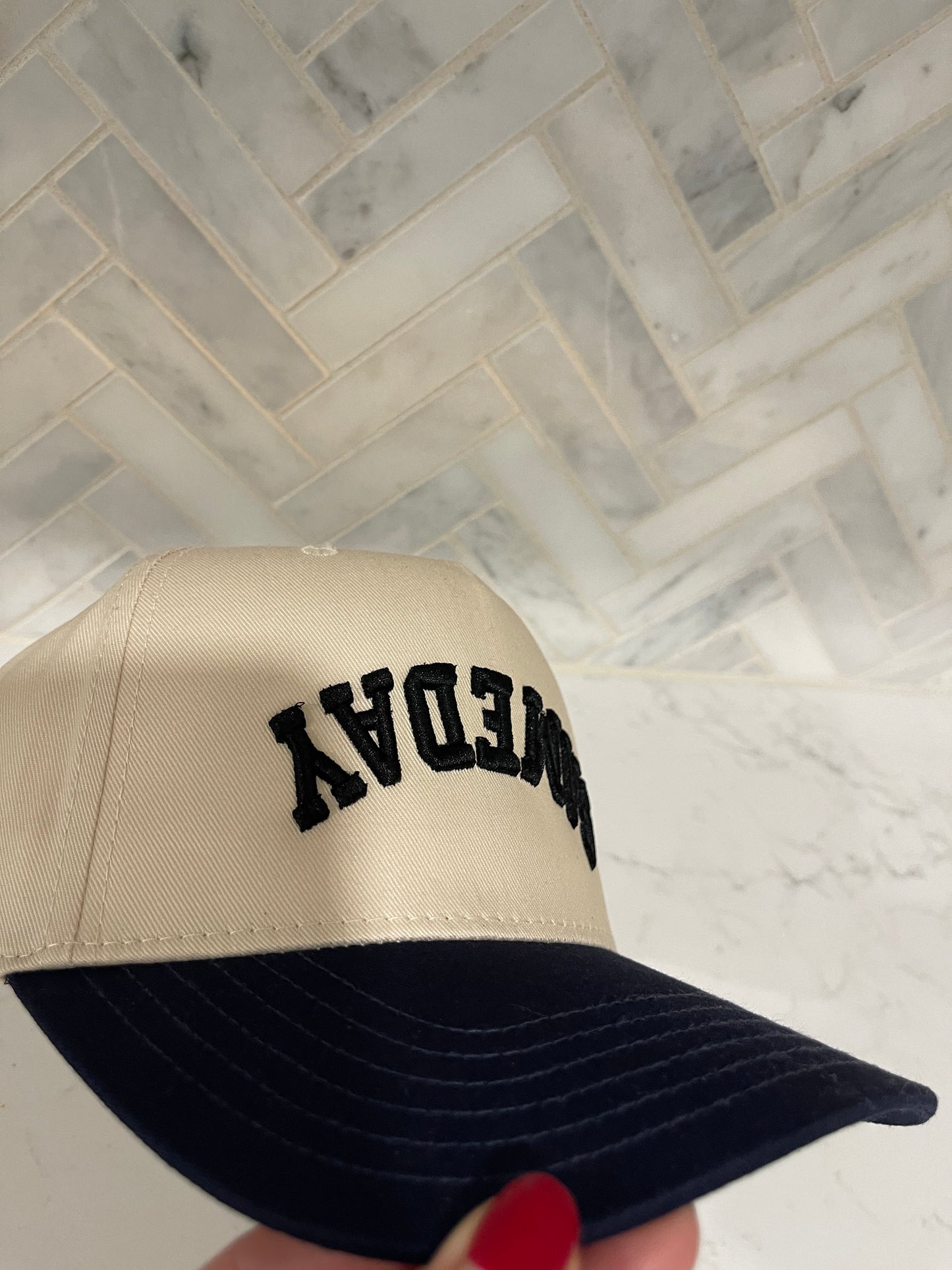 Upside Down Gameday puff Trucker Hat