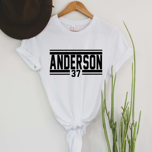 Last Name + Number | Custom