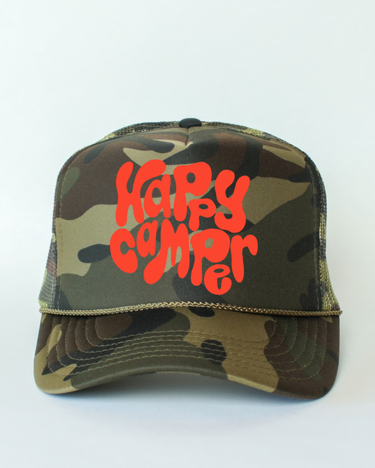 Happy Camper Trucker Hat