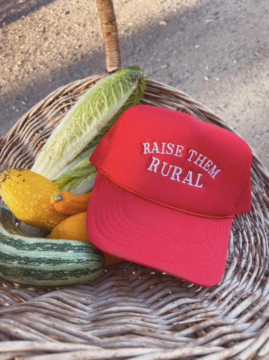 Raise Them Rural Trucker Hat