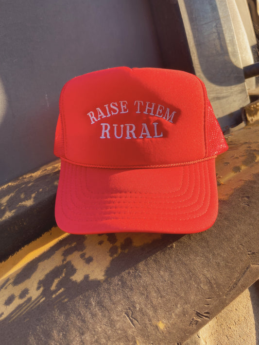 Raise Them Rural Trucker Hat
