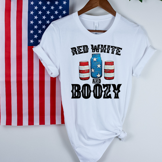 Red White & Boozy Graphic Tee