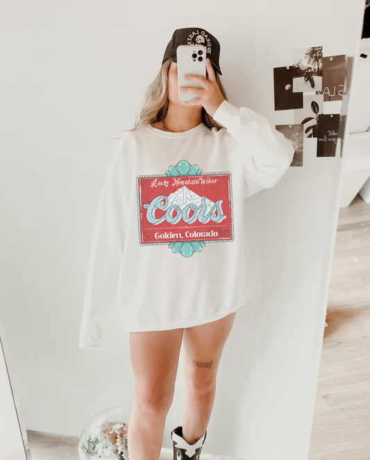 Coors Turquoise Crewneck