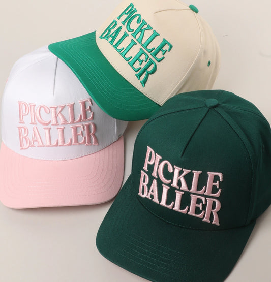 pickle baller trucker hat