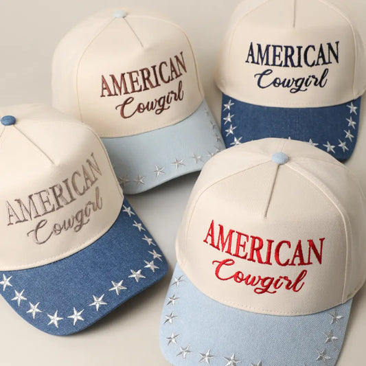 american cowgirl trucker hat