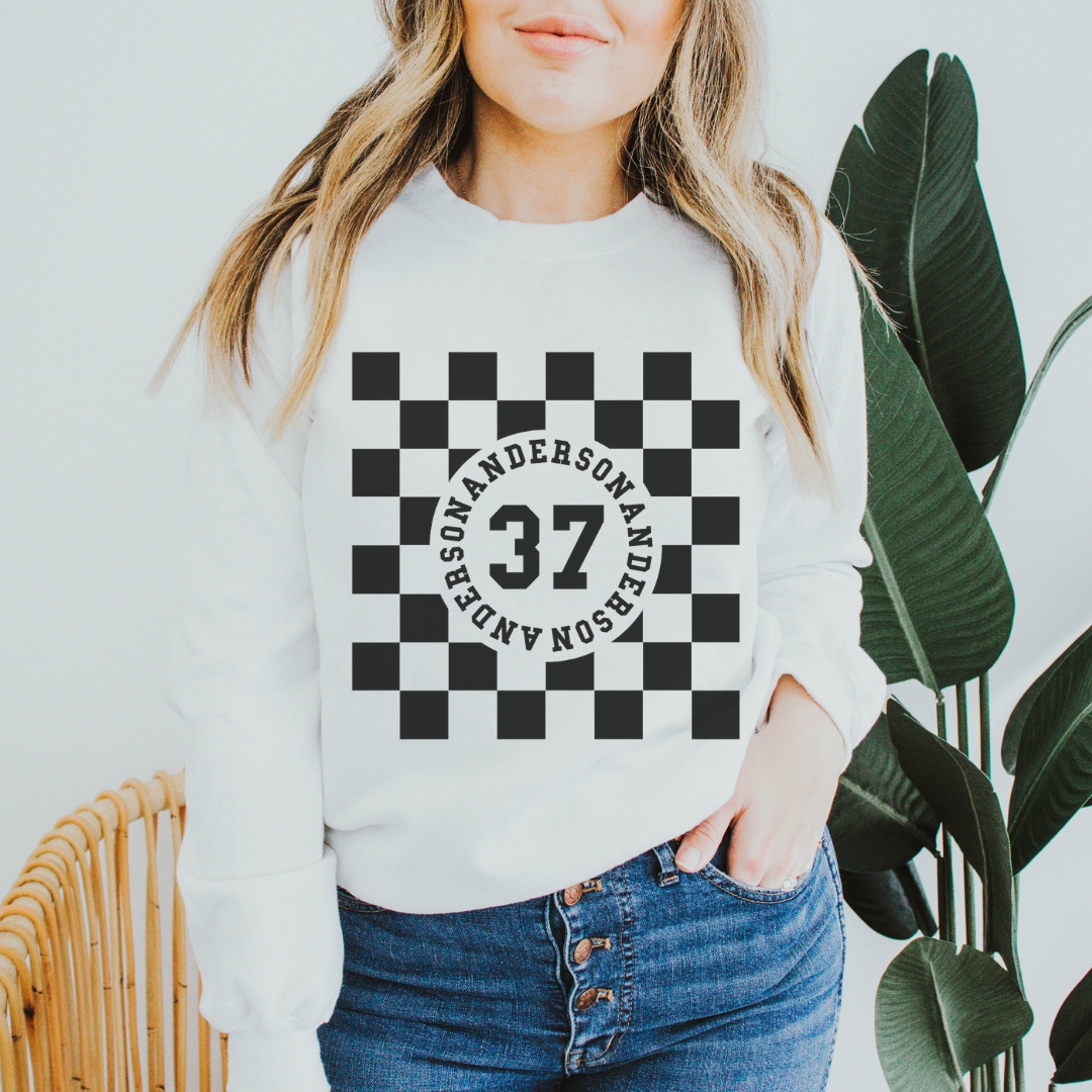 Checkered Custom Sweater