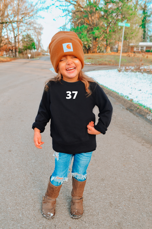 Kids Custom Number Sweater